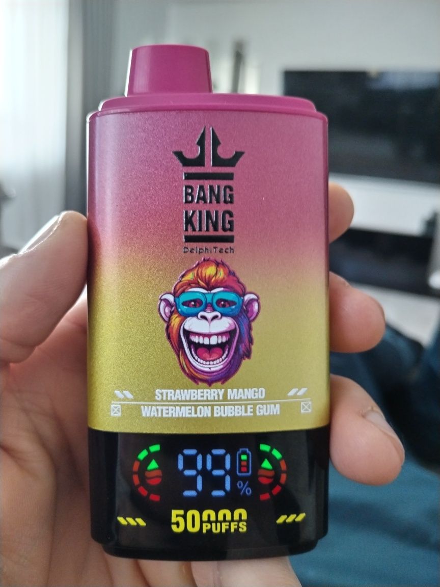 Vape 50.000 puffs 2 arome Display Reincarcabile