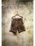 Pantaloni scurti gucci x adidas maro