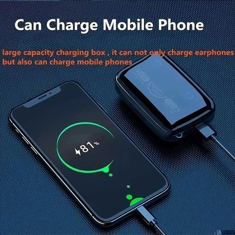 Bluetooth слушалки със сензорни бутони и мощен бас