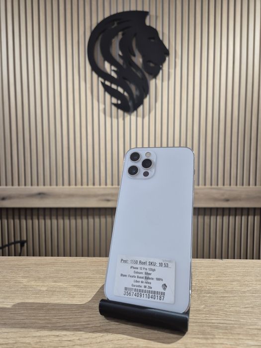 iPhone 12 Pro 128gb Silver Neverlocked Bat 100%/Fact+Garantie