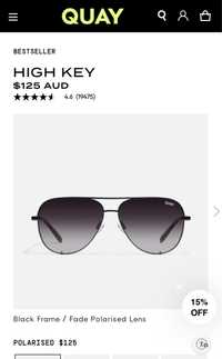 Слънчеви очила QUAY High Key aviator