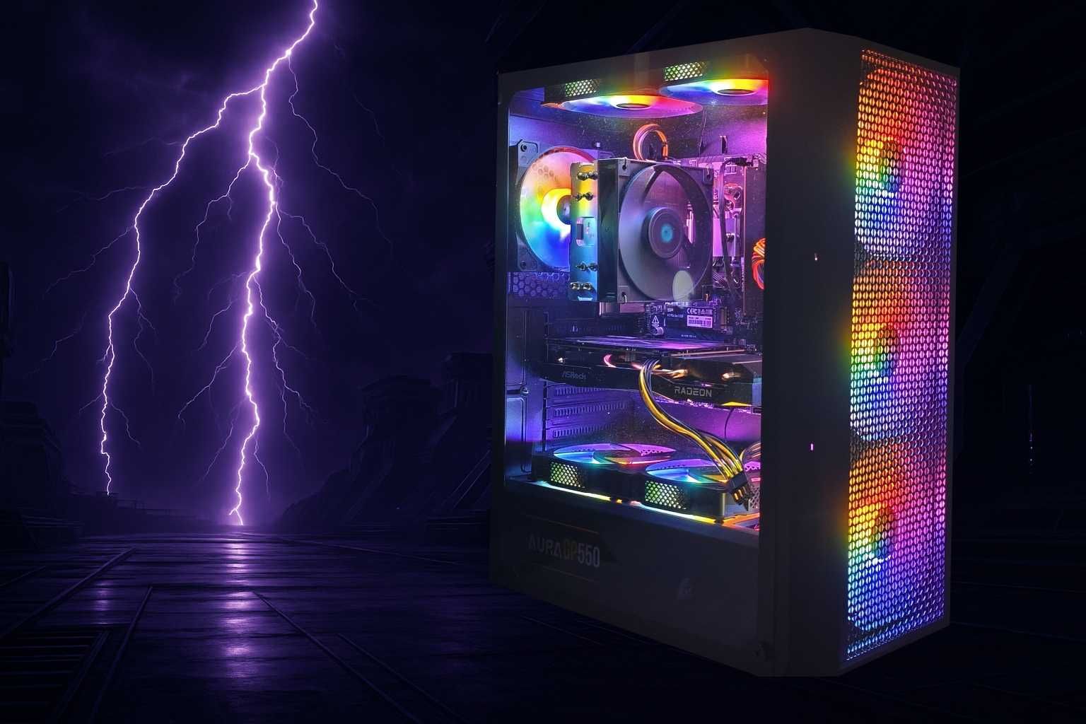 Ryzen 7, RX 6600 8GB, 16GB RAM DDR5 - Чисто нов геймърски компютър