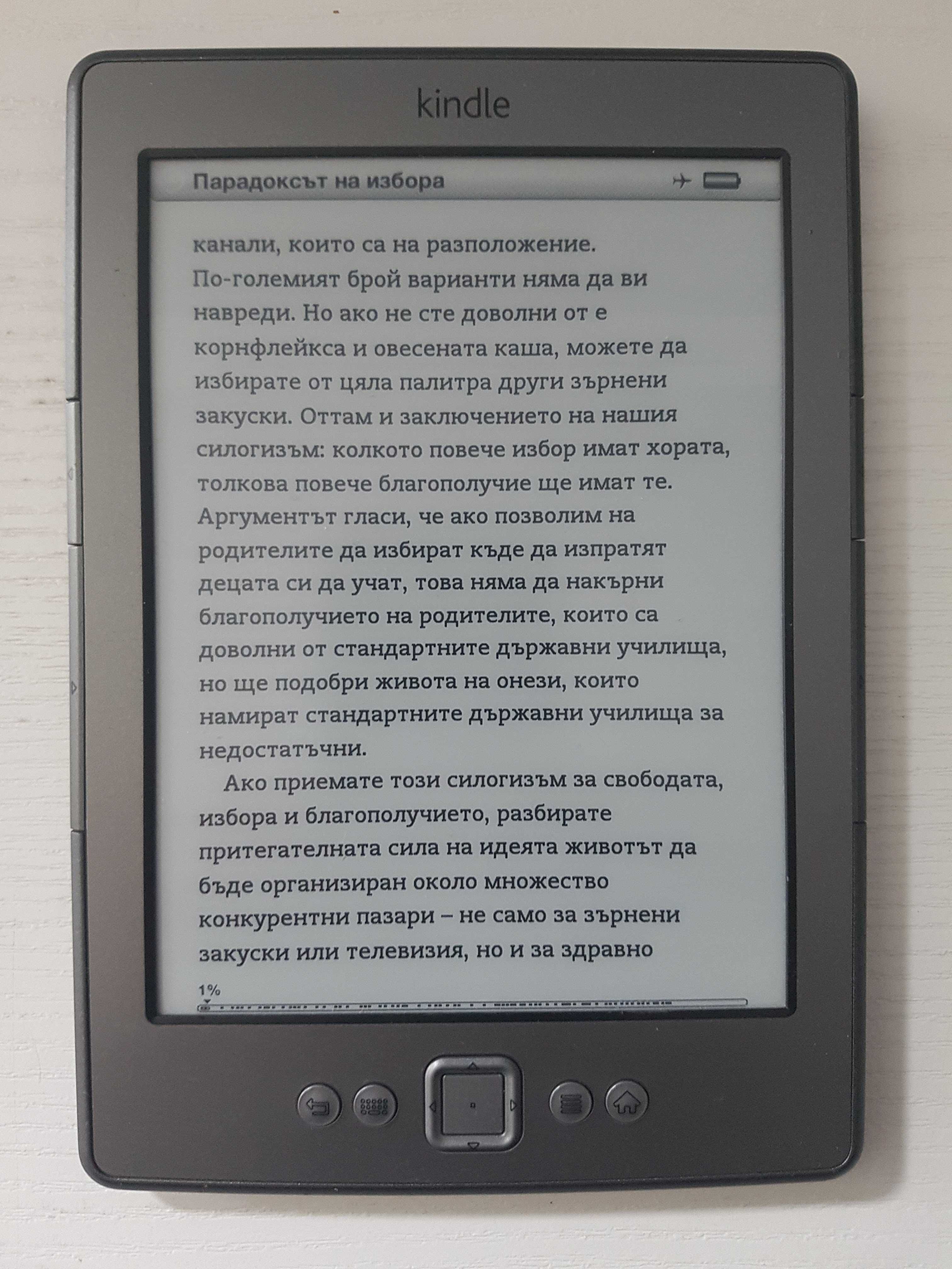 електронен четец Kindle