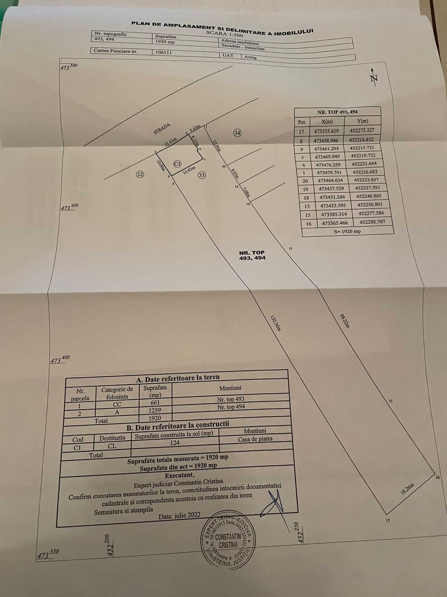 Casa cu gradina in comuna Sacadate jud. Sibiu