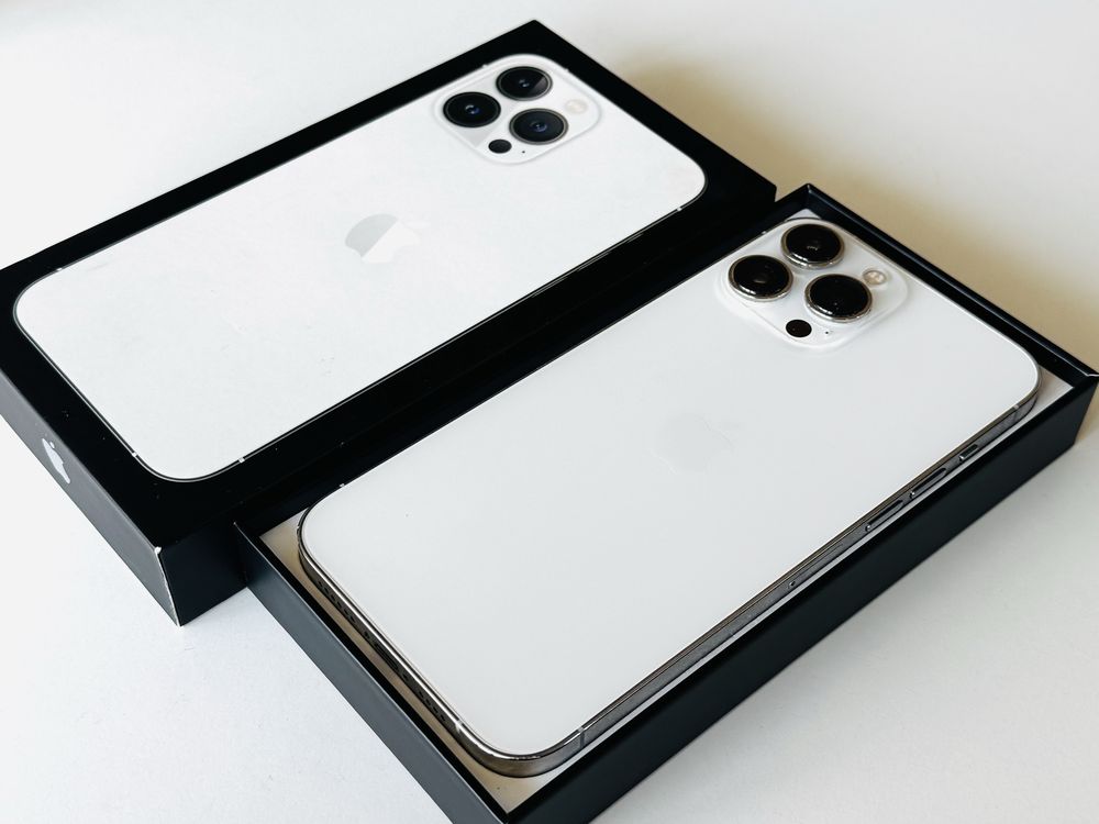 НОВ! Iphone 13 Pro Max 128GB White 100% Батерия! Гаранция 6 месеца