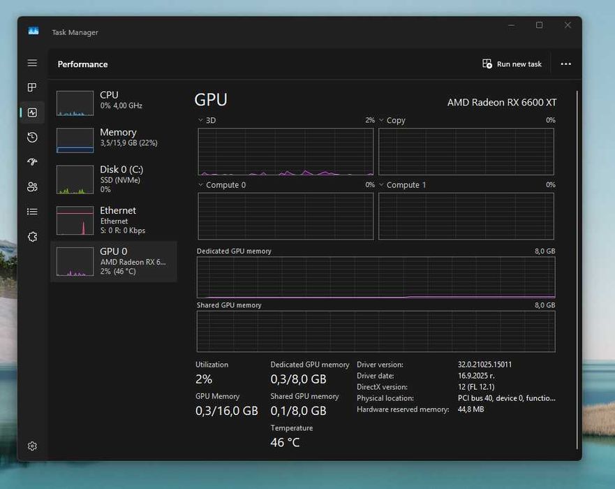 NEW Gaming PC Ryzen 7 5700X, RX 6600XT 16GB RAM, 512GB SSD - Гаранция