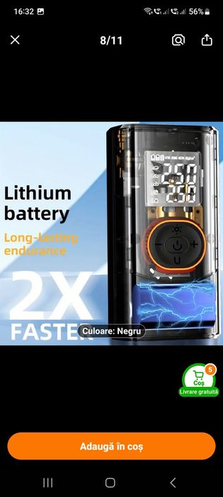 Vand compresor portabil aer nou