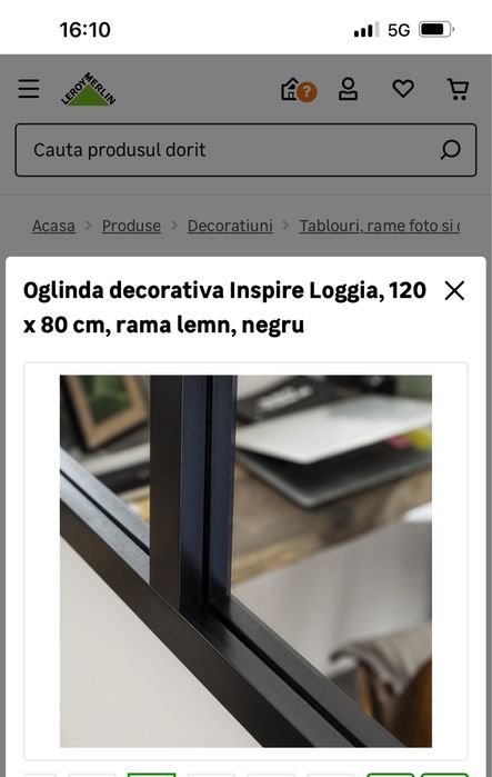 Oglinda decorativa 120x80