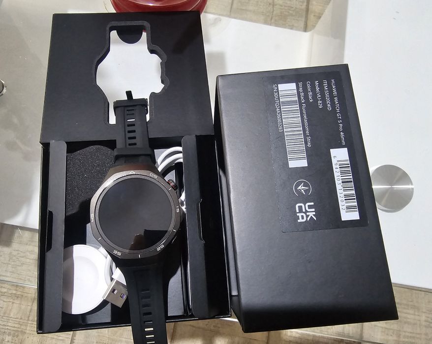 Smartwatch Huawei Watch GT 5 Pro, 46MM, Tarnish Titanium Case