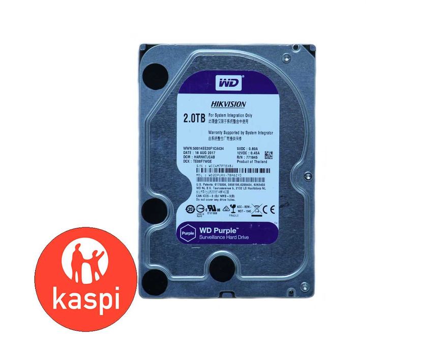 Жесткий диск HDD 2 Tb SATA 3.5 Western Digital