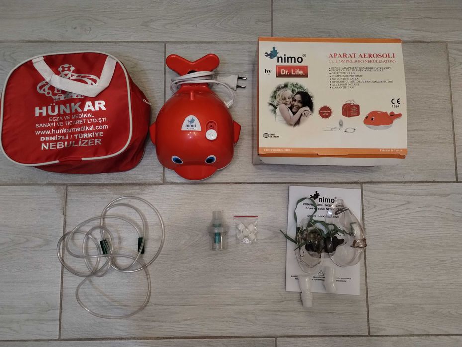 Nebulizator Nimo by Dr. Life - design copii, stare excelentă