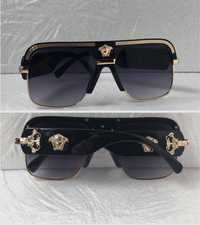 Versace Мъжки Дамски слънчеви очила  маска черни кафяви сини VE 2208