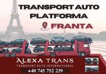 Transport MAȘINI-ATV-MOTO platformă/trailer România - FRANTA - România