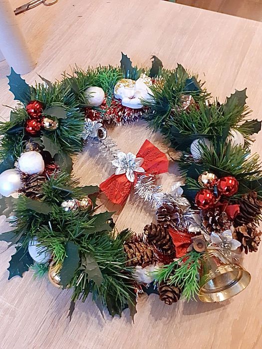 Coroniță de Crăciun cu îngeraș