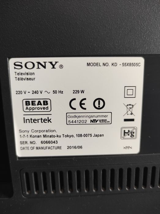 Смарт Телевизор SONY BRAVIA 55 инча Android Ultra HD 4K