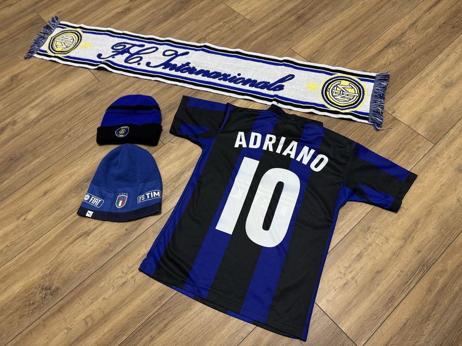 Kit colectie FC Internazionale Milano•Fes•Tricou•Esarfa Originale