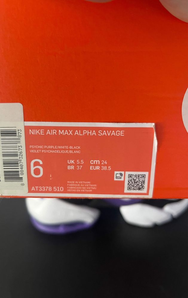 Vand Nike Air Max Alpha Savage marimea 38,5