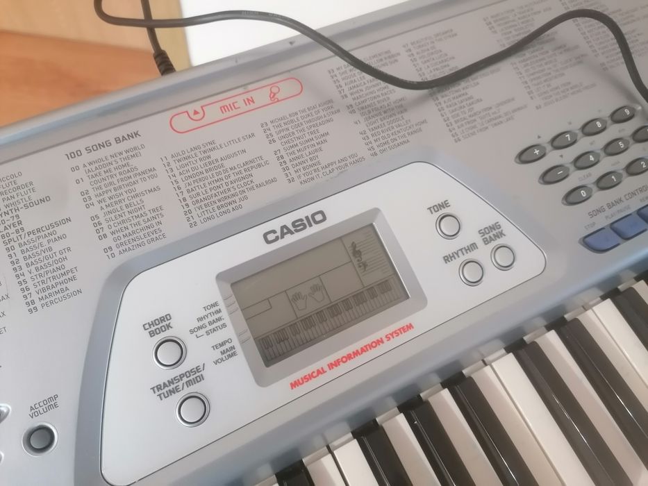 Casio CTK-491 microfon stereo