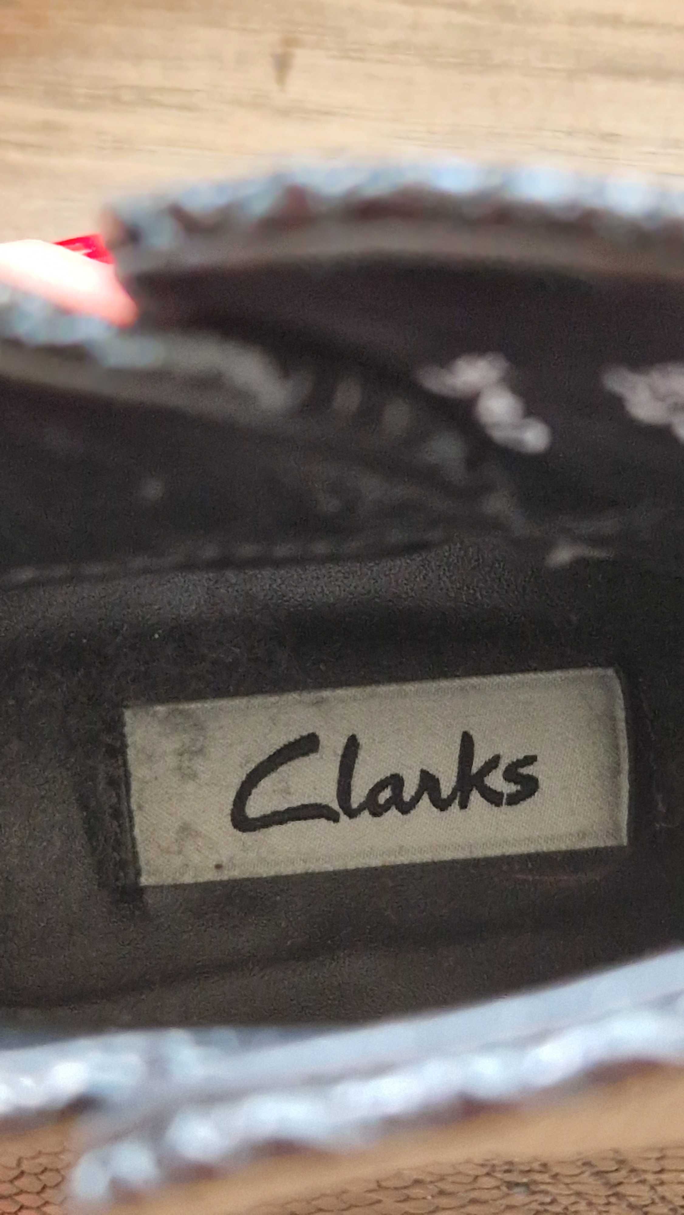 Clarks Elvina дамски боти с нисък ток 37 номер естествена кожа