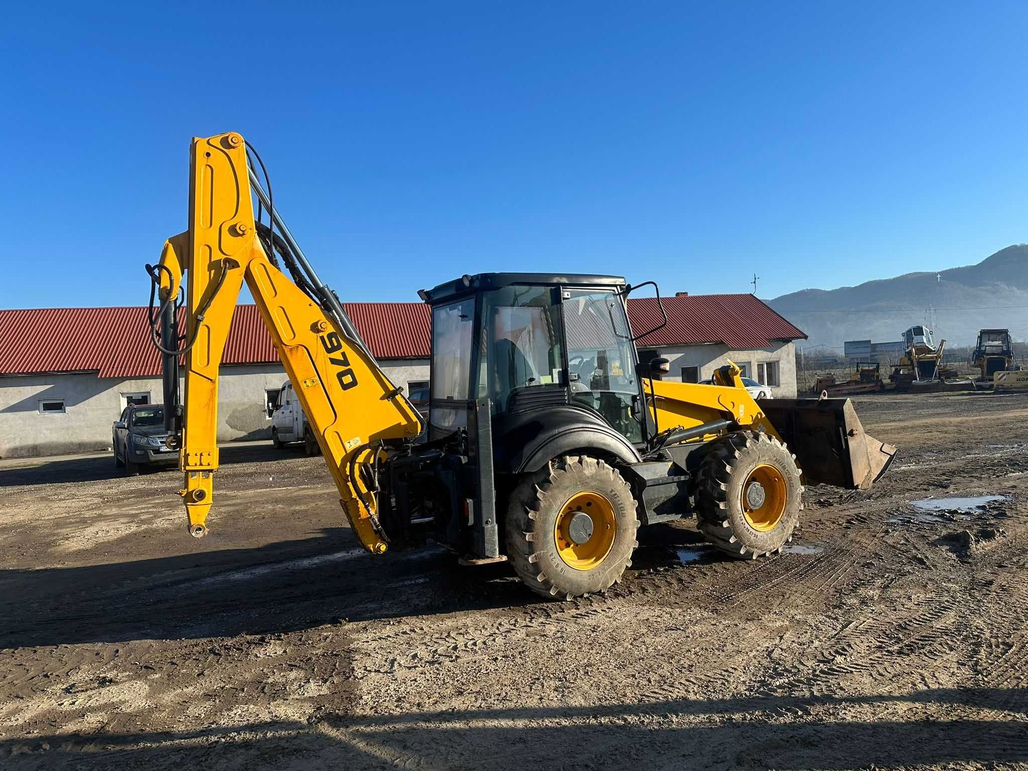 Dezmembrez buldoexcavator Terex 970 , 2012