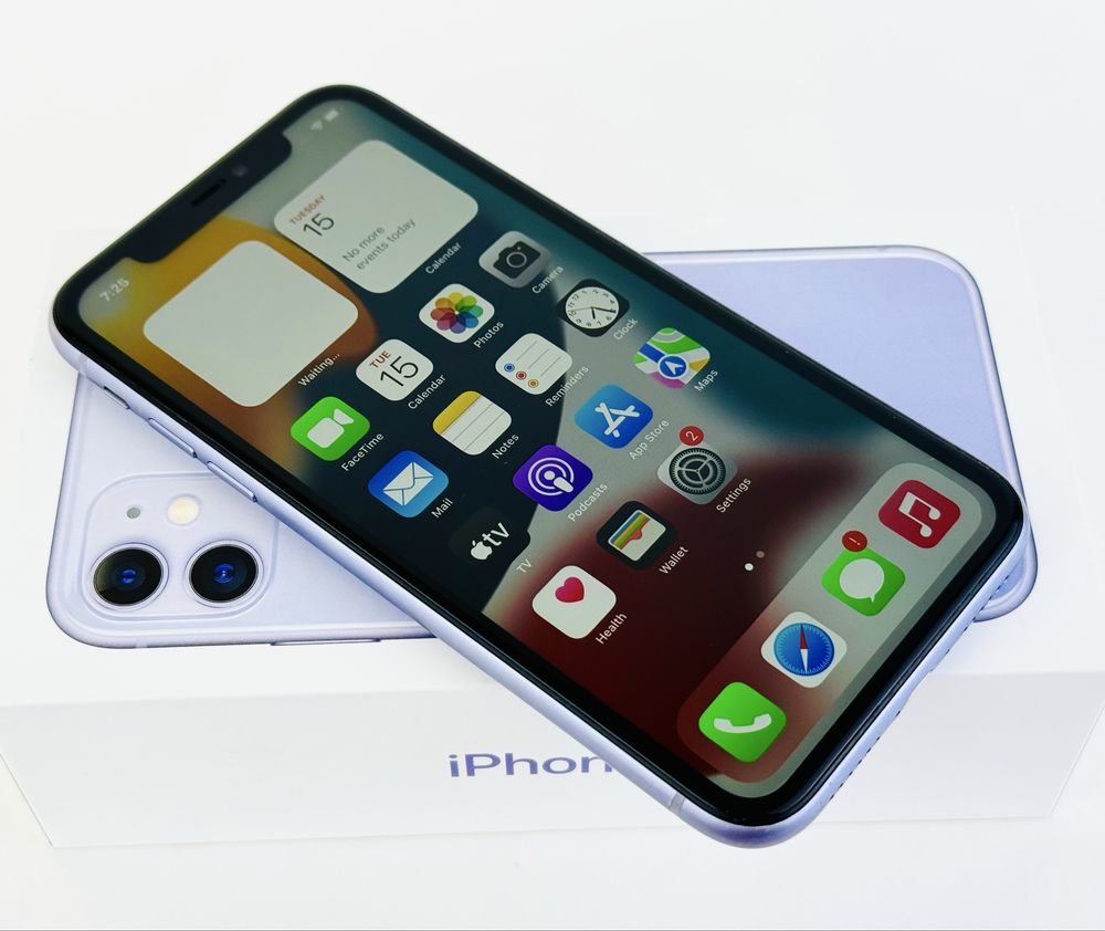 Apple iPhone 11 64GB Purple Перфектен! Гаранция!