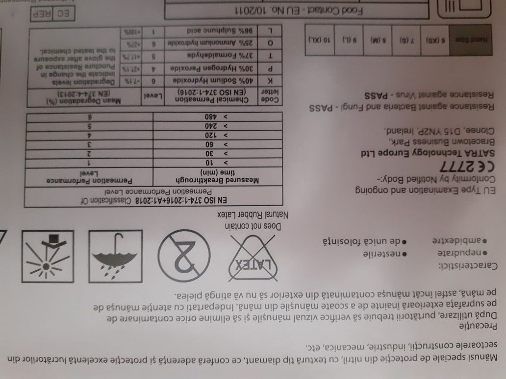 Mănuși de nitril ideale pentru mecanici