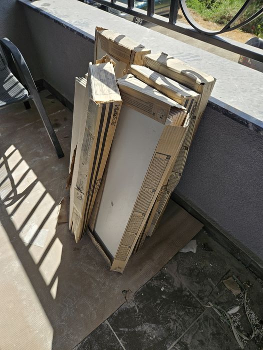 Плочки за баня - бял мат