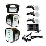 Lampa Solara Kit Solar Camping GDlite Three, 3 becuri LED