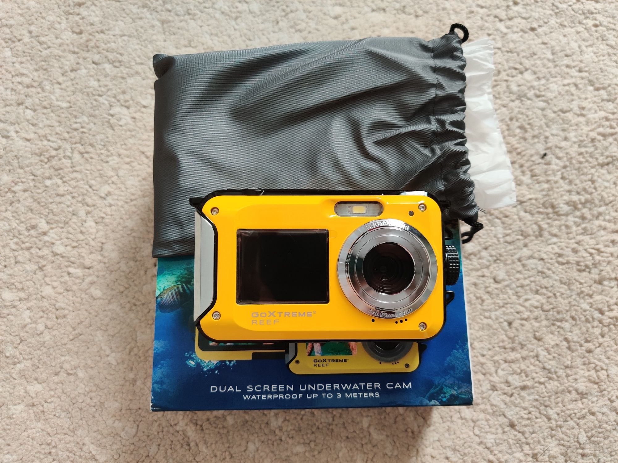 Camera foto video FullHD GoXtreme Reef waterproof, noua