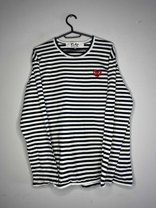 Comme Des Garcons Striped Long Sleeve T-Shirt Мъжка Блуза