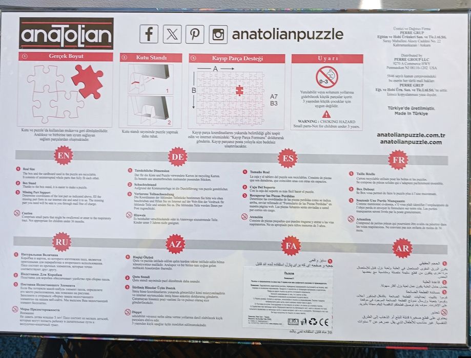 Пъзел Anatolian "Разцъвтяващ Париж" от 3000 части
