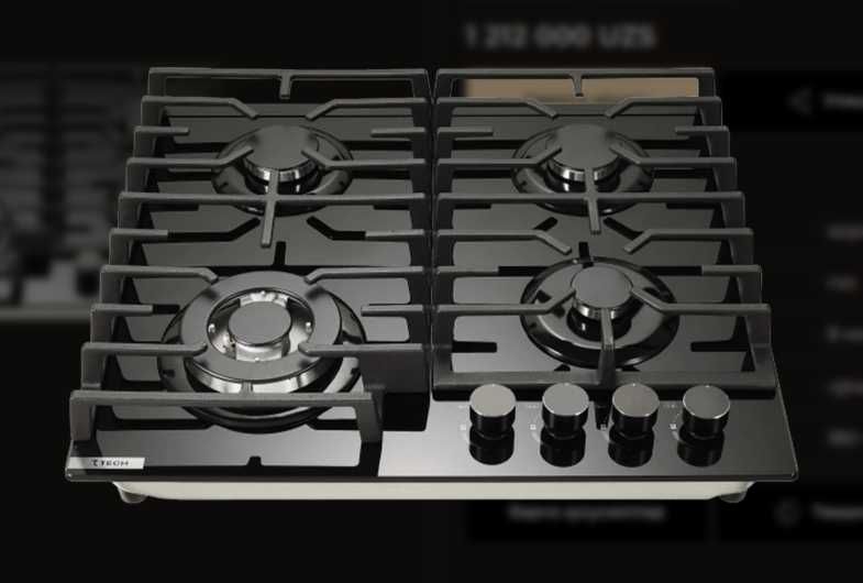 Газ пишириш панели! Арзон нарх! 7TECH! Варочный панель 7TECH!