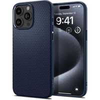 Кейс spigen liquid air за iphone 15 pro navy blue