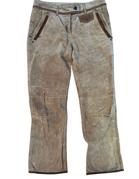 Pantaloni Stefanel suede