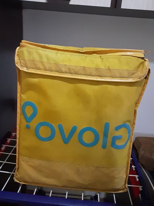 Geantă glovo galbenă