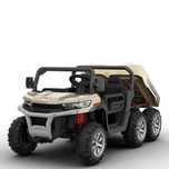 UTV electric pentru 2 copii Kinderauto BJ623B 4x45W 12V #Bej