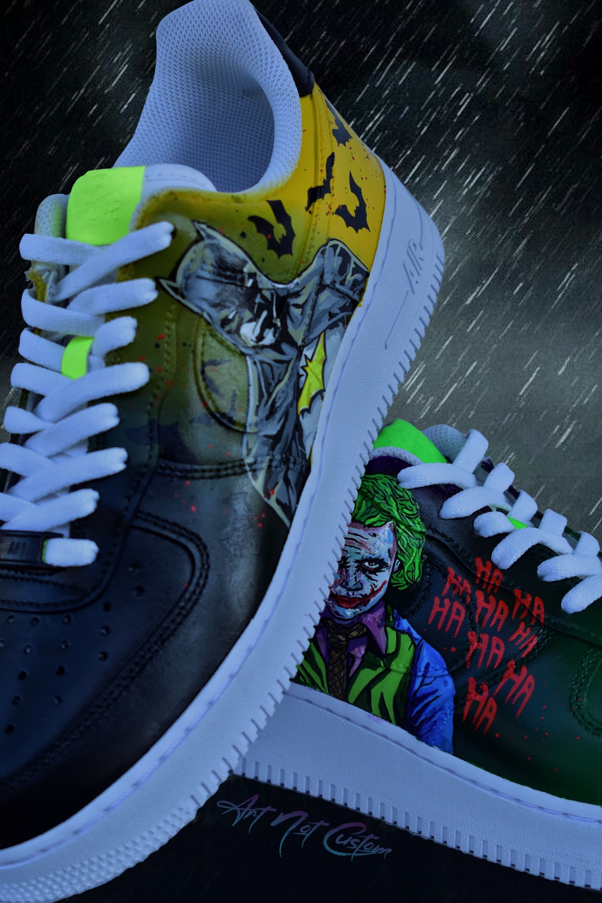 Personalizez adidasi/sneakersi, AF1 nike, Joker vs Batman