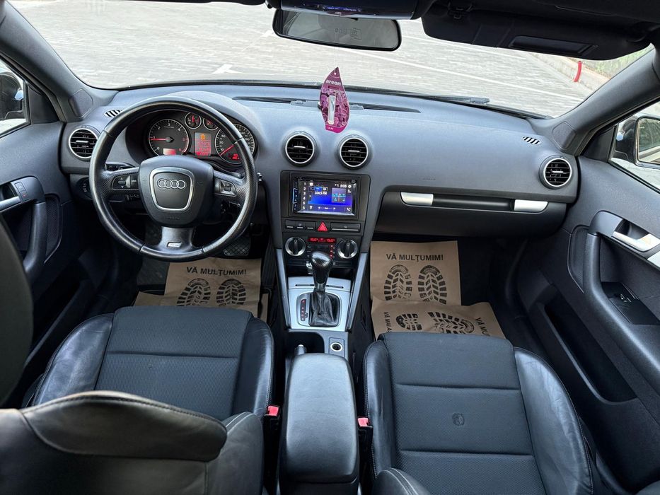 Audi A3 Automat 2.0 140 cp 2008 *S Line *Navigație *Semipiele *Pilot *