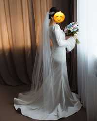 Продам новое свадебное Европейское платье ,покупали в Астане за 270000