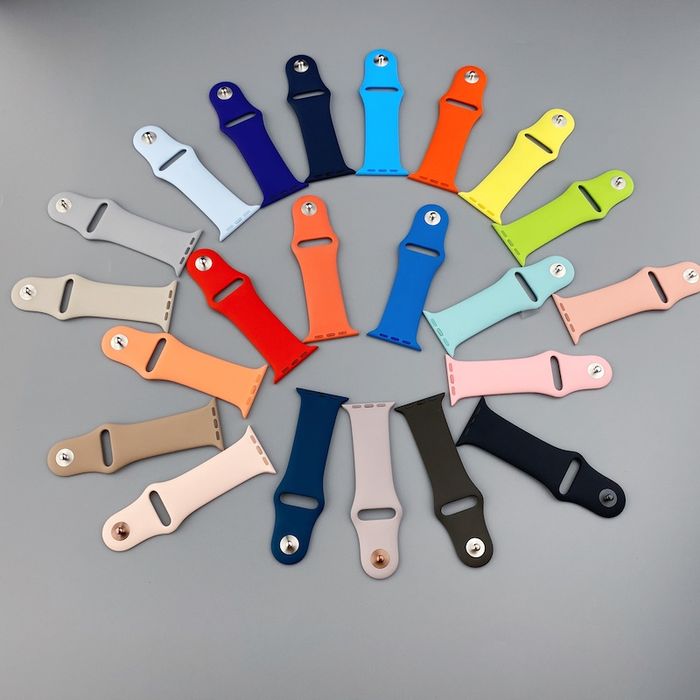 Diferite Brățări schimb Apple Watch silicon. Măsură Adult M-L 38 40 41