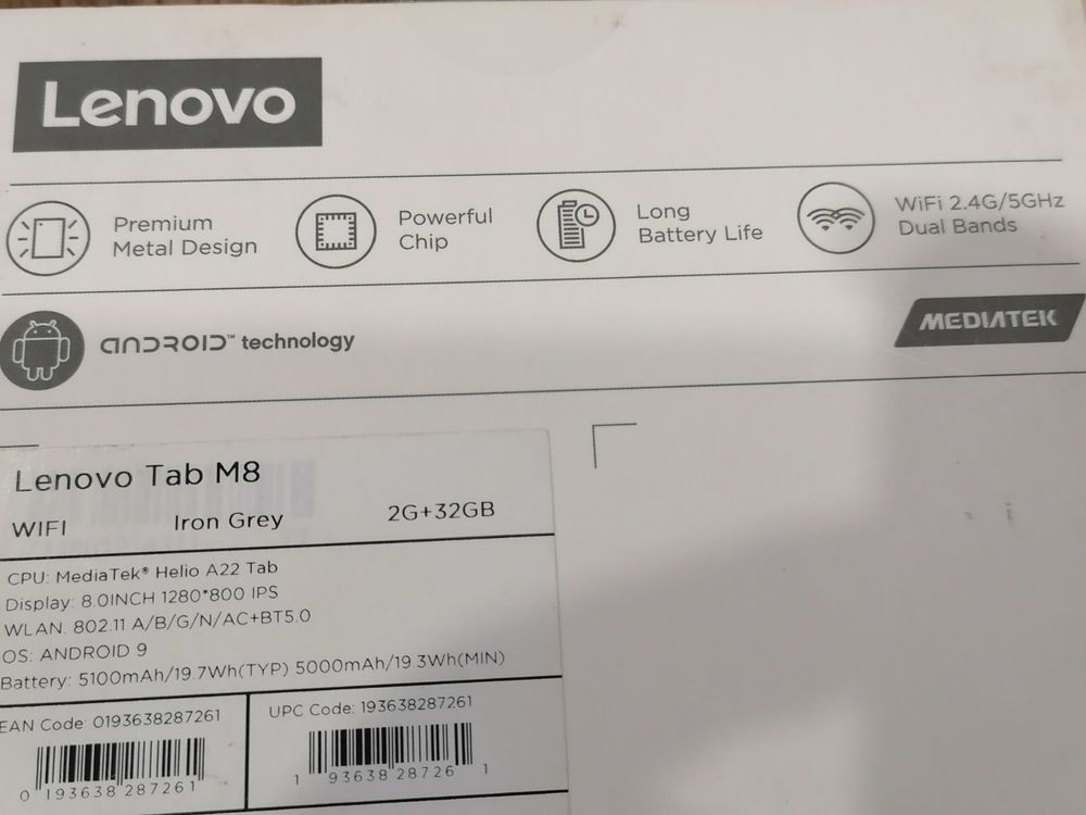 Lenovo Tab M8 TB-8505F 8 32GB 4G