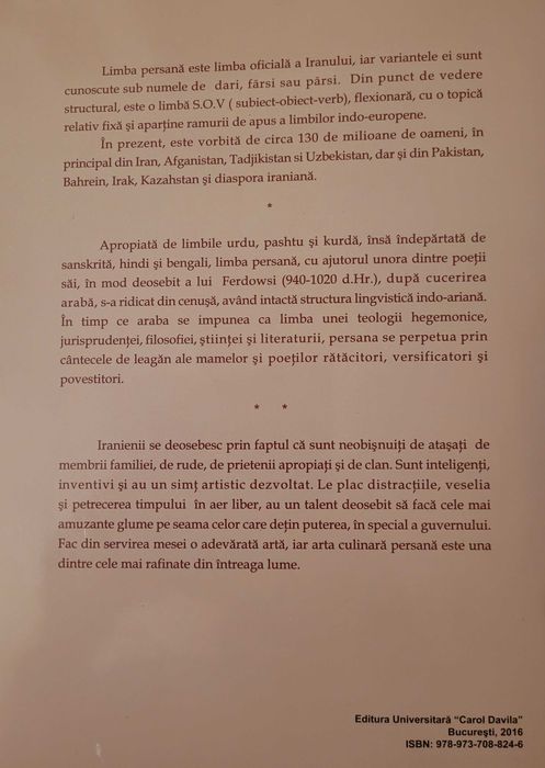 Verbele neregulate în limba persană