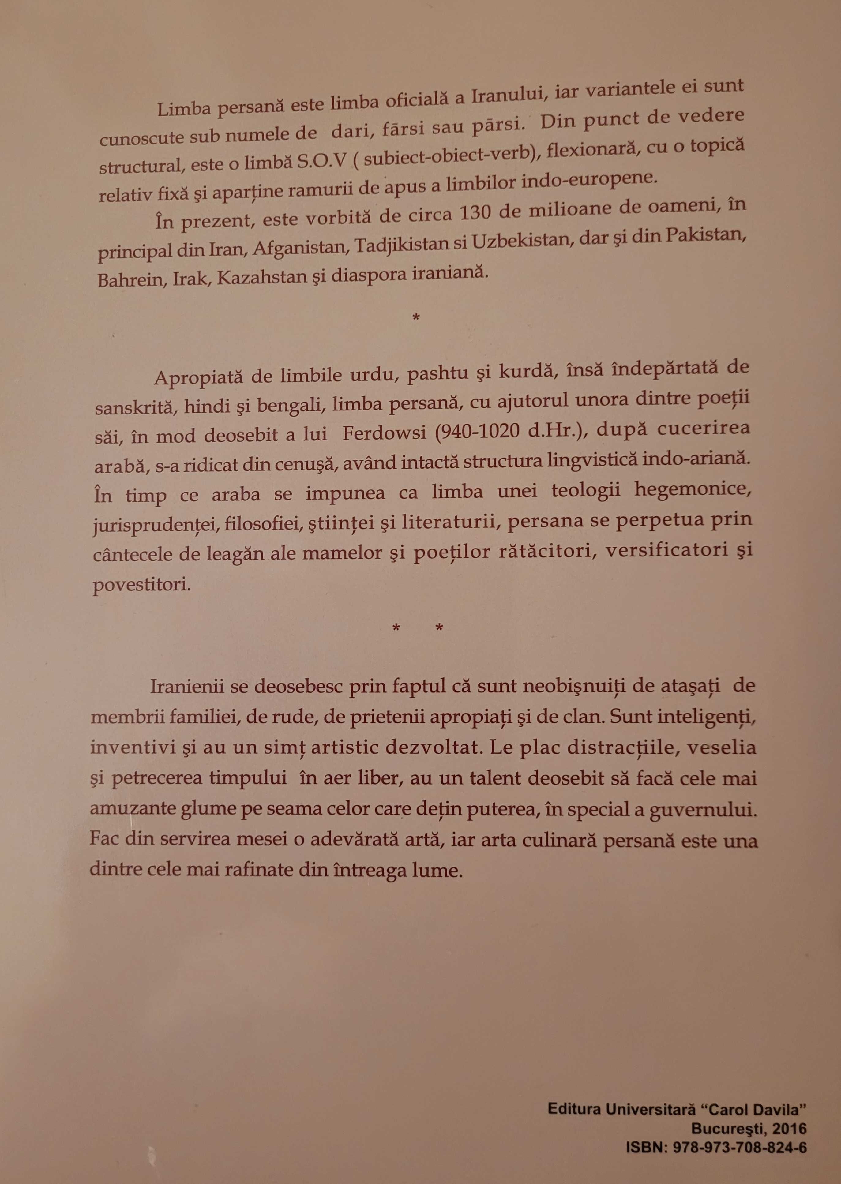 Verbele neregulate în limba persană