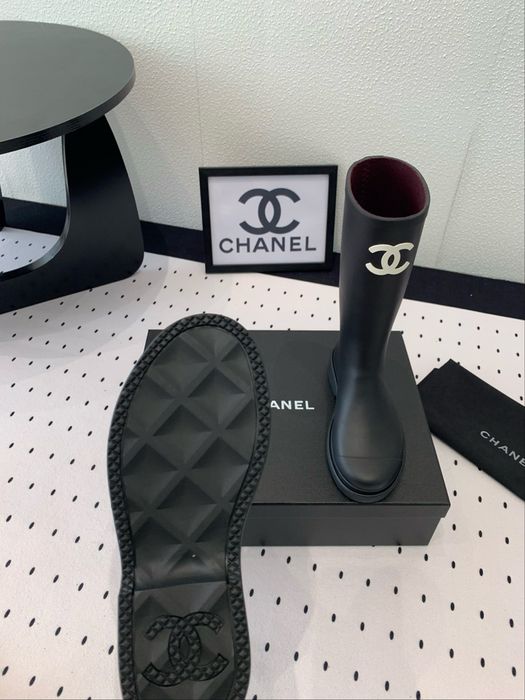 Cizme chanel ploaie-Rubber boots premium pe comanda