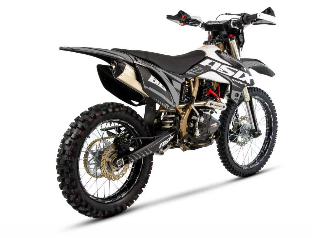 Motocicleta Cross/Enduro Asix XB88, 250cc, roti 21/18", negru/gri,