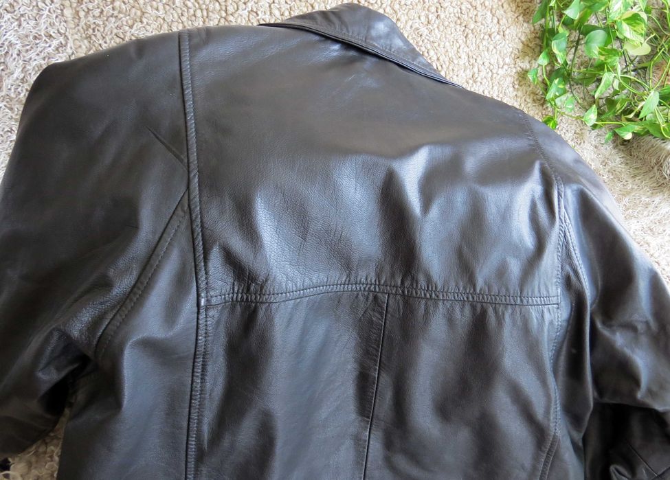 Яке, сако, естествена кожа, дамско, ново