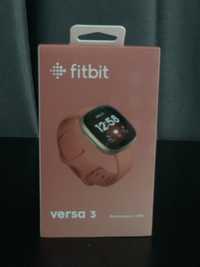 SIGILAT Smartwatch Ceas inteligent de dama Fitbit Versa 3 Roz