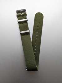 Curea de ceas premium Nato Khaki Green 22 mm Marime L
