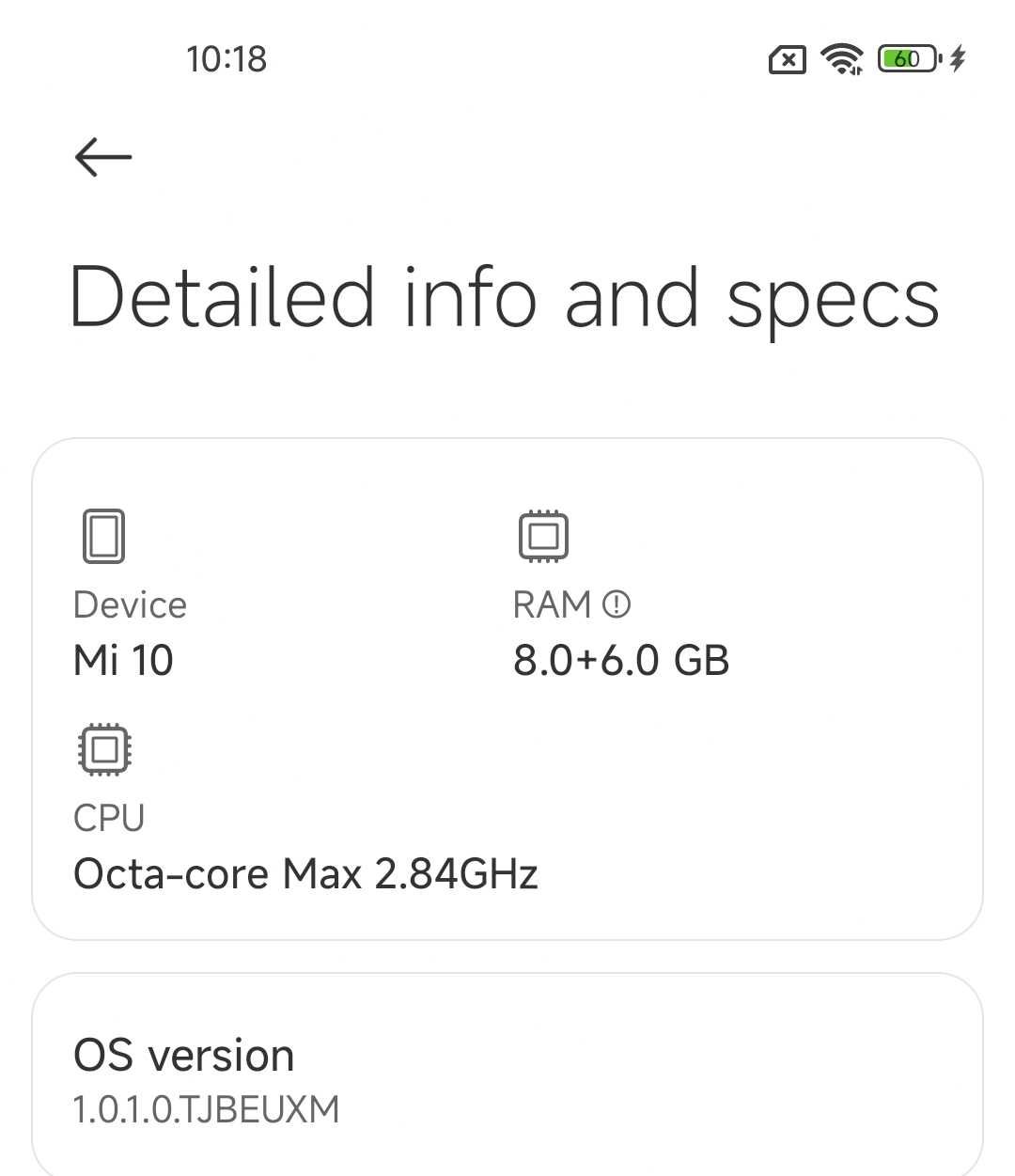 Xiaomi Mi 10 5G - 256 GB, Twilight Grey