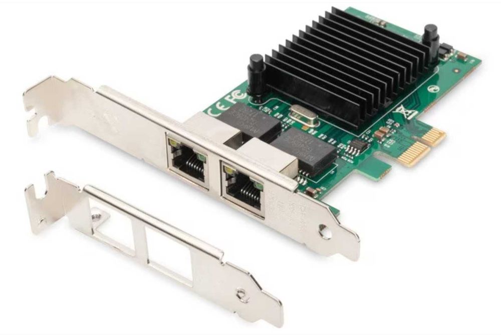 Digitus Placa retea Dual Gigabit Ethernet PCI Express Card, 2 port